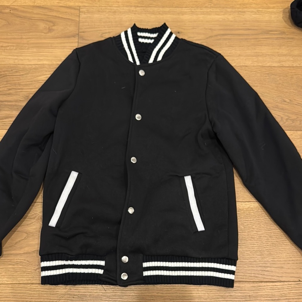 Black Varsity Jacket